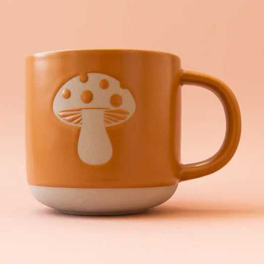 Retro Mushroom Ceramic Mug
